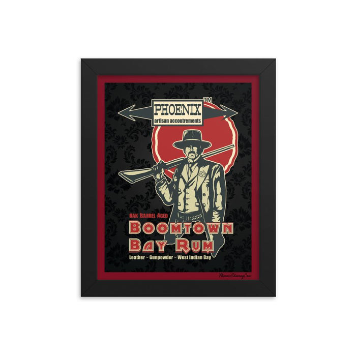 Boomtown Bay Rum "The Good"  Framed Print - Phoenix Artisan Accoutrements