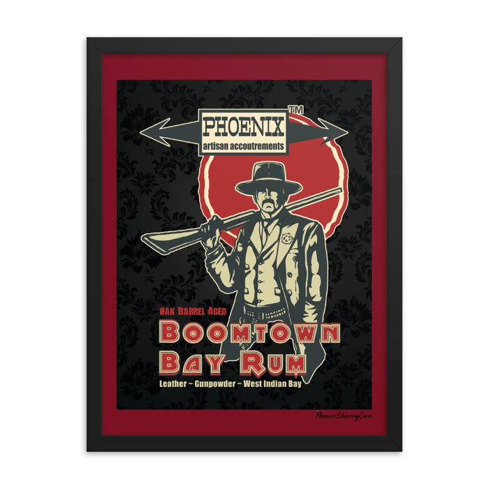 Boomtown Bay Rum "The Good"  Framed Print - Phoenix Artisan Accoutrements