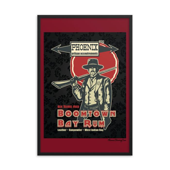 Boomtown Bay Rum "The Good"  Framed Print - Phoenix Artisan Accoutrements