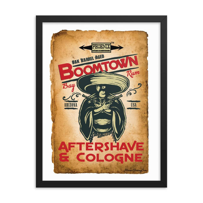 Boomtown Bay Rum "The Ugly" Framed Print - Phoenix Artisan Accoutrements