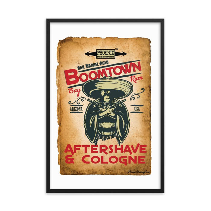 Boomtown Bay Rum "The Ugly" Framed Print - Phoenix Artisan Accoutrements