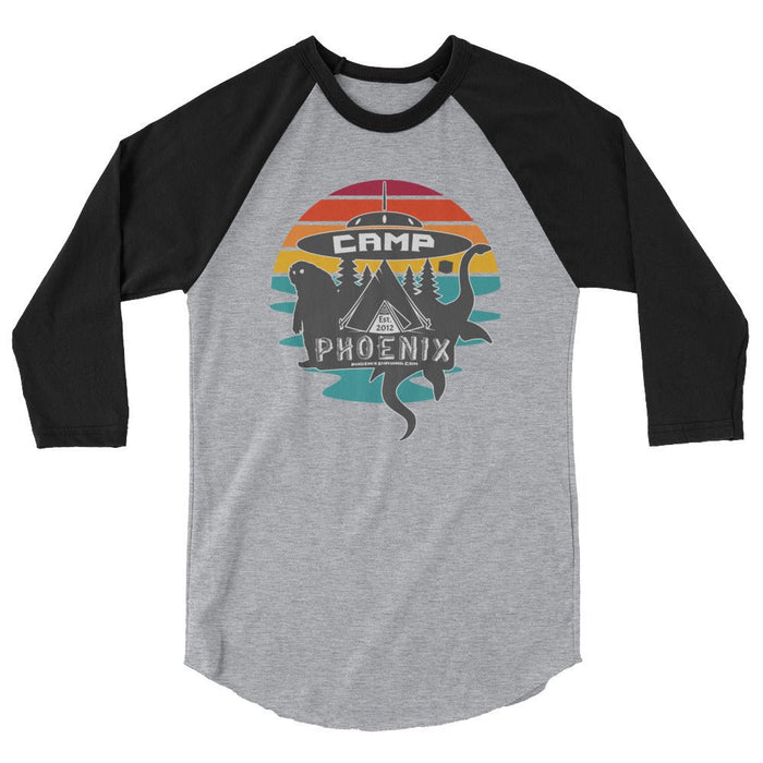 Camp Phoenix 3/4 Sleeve Raglan Baseball Shirt - Phoenix Artisan Accoutrements