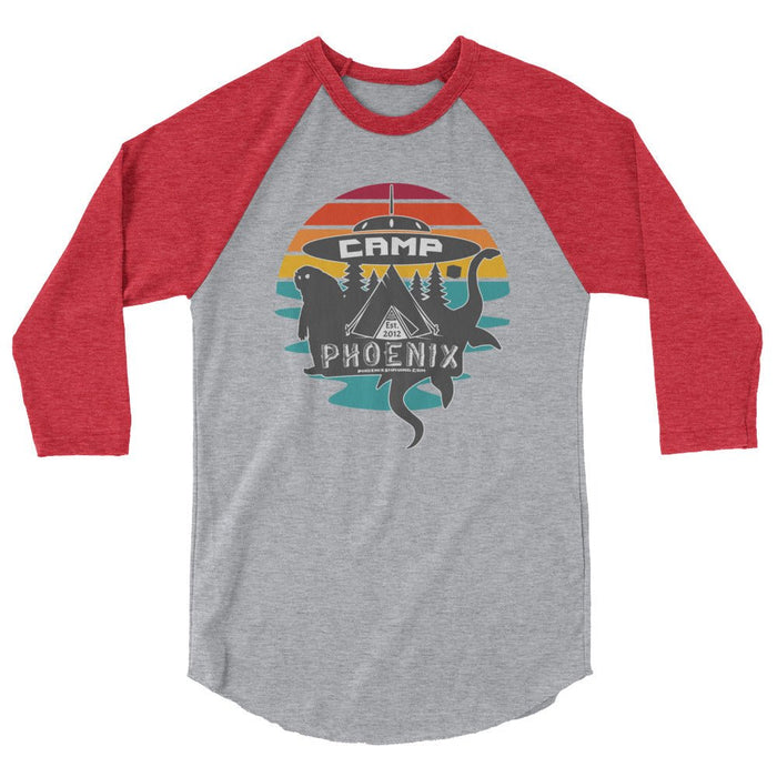 Camp Phoenix 3/4 Sleeve Raglan Baseball Shirt - Phoenix Artisan Accoutrements