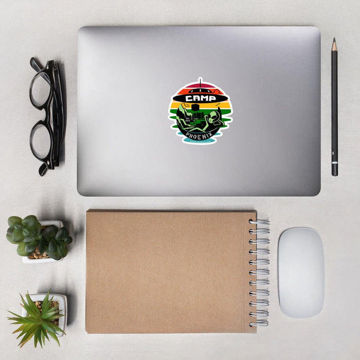 Camp Phoenix Design 2 Vinyl Bubble-Free Stickers | Available in 3 Sizes! - Phoenix Artisan Accoutrements