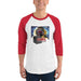 CHEL 3/4 sleeve raglan Baseball T-shirt - Phoenix Artisan Accoutrements