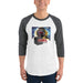 CHEL 3/4 sleeve raglan Baseball T-shirt - Phoenix Artisan Accoutrements