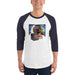 CHEL 3/4 sleeve raglan Baseball T-shirt - Phoenix Artisan Accoutrements