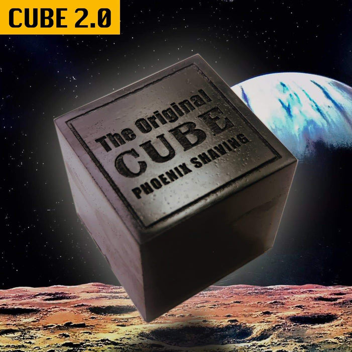 CUBE 2.0 | 8oz Preshave Soap | New & Improved! Now a 1/2 Lb of EPIC SLICK! Expand Your Limits! - Phoenix Artisan Accoutrements