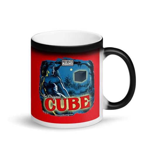 CUBE Matte Black Magic Coffee Mug - Phoenix Artisan Accoutrements