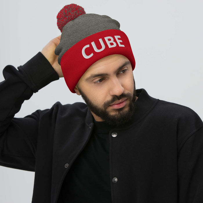 CUBE Pom - Pom Beanie | Available in Multiple Colors! - Phoenix Shaving