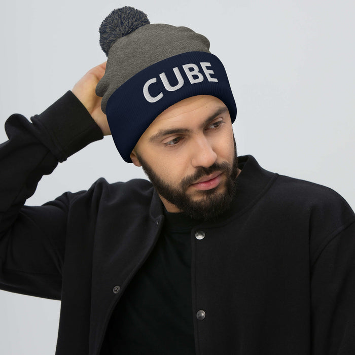 CUBE Pom - Pom Beanie | Available in Multiple Colors! - Phoenix Shaving