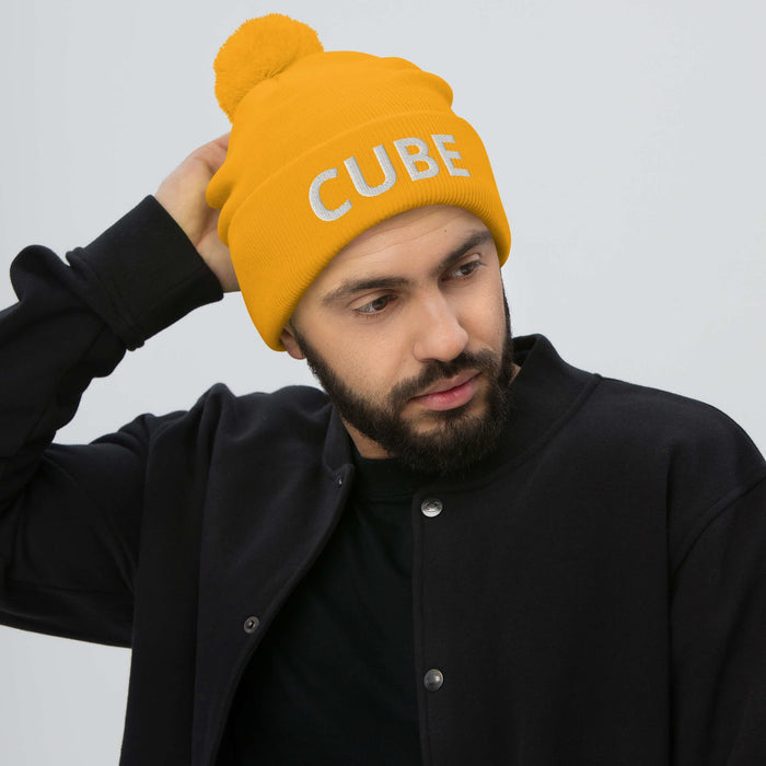 CUBE Pom - Pom Beanie | Available in Multiple Colors! - Phoenix Shaving