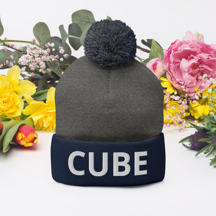CUBE Pom - Pom Beanie | Available in Multiple Colors! - Phoenix Shaving