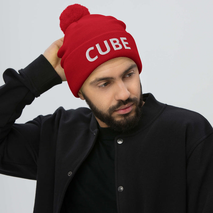 CUBE Pom - Pom Beanie | Available in Multiple Colors! - Phoenix Shaving