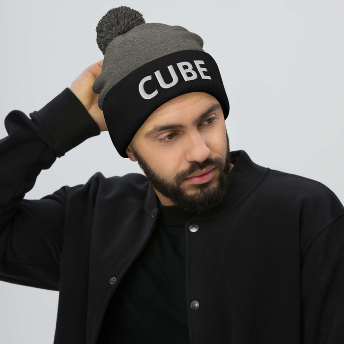 CUBE Pom - Pom Beanie | Available in Multiple Colors! - Phoenix Shaving