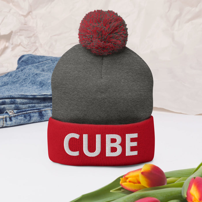 CUBE Pom - Pom Beanie | Available in Multiple Colors! - Phoenix Shaving