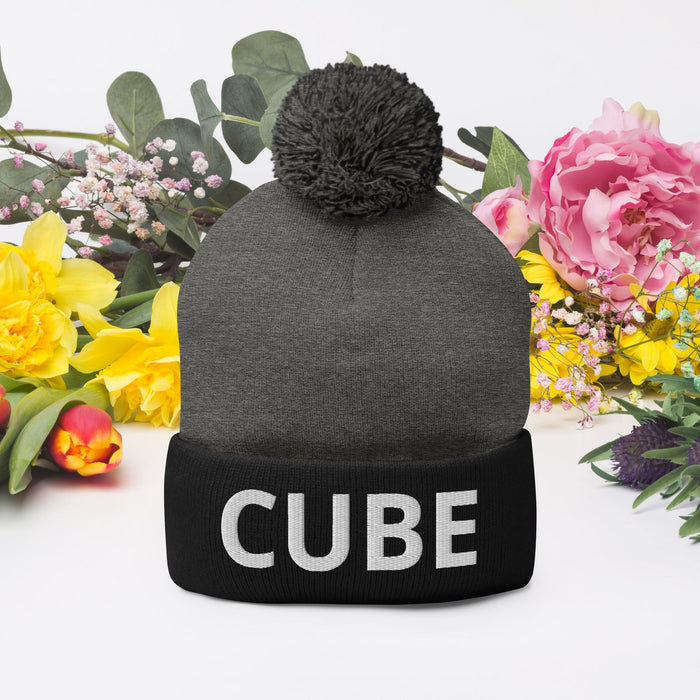 CUBE Pom - Pom Beanie | Available in Multiple Colors! - Phoenix Shaving