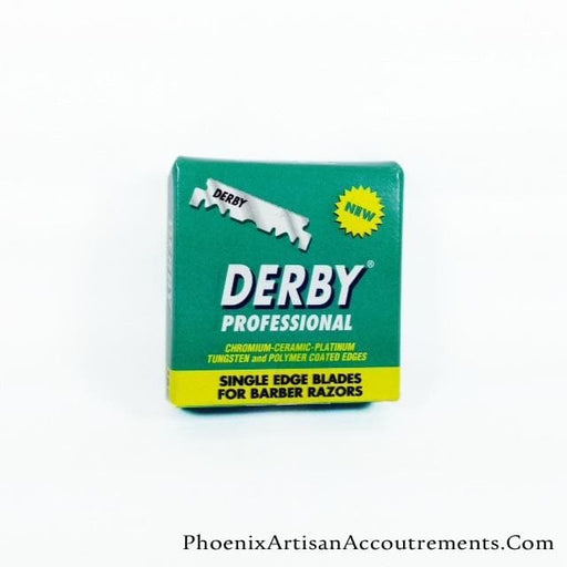 Derby Professional Single Edge Blades (for Shavette) , 100 Blades - Phoenix Artisan Accoutrements