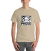 Dirty Smirk Press Short Sleeve T-Shirt | Heavy Weight Sturdy Cut - Phoenix Artisan Accoutrements