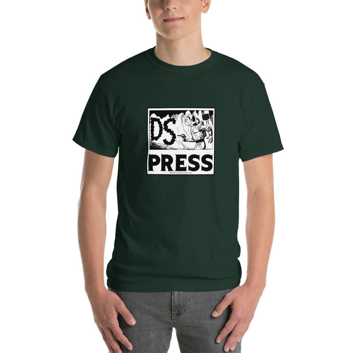 Dirty Smirk Press Short Sleeve T-Shirt | Heavy Weight Sturdy Cut - Phoenix Artisan Accoutrements