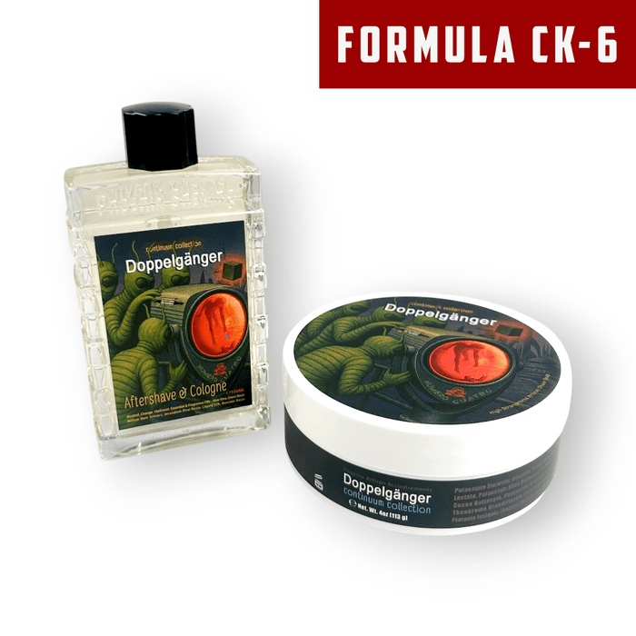 Doppelgänger Continuum No 4 Artisan Shave Soap & Aftershave Bundle | Ultra Premium CK - 6 Formula | A Bona Fide, Fall Olfactory Unicorn! - Phoenix Shaving