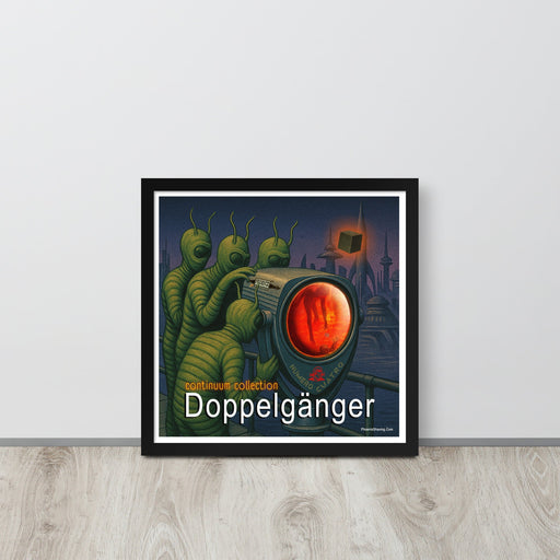 👁 Doppelgänger No. 4: Collectible Sci-Fi Framed Print 👁 - Phoenix Artisan Accoutrements