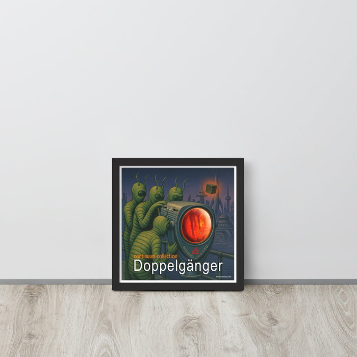👁 Doppelgänger No. 4: Collectible Sci-Fi Framed Print 👁 - Phoenix Artisan Accoutrements
