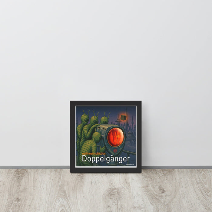 👁 Doppelgänger No. 4: Collectible Sci-Fi Framed Print 👁 - Phoenix Artisan Accoutrements