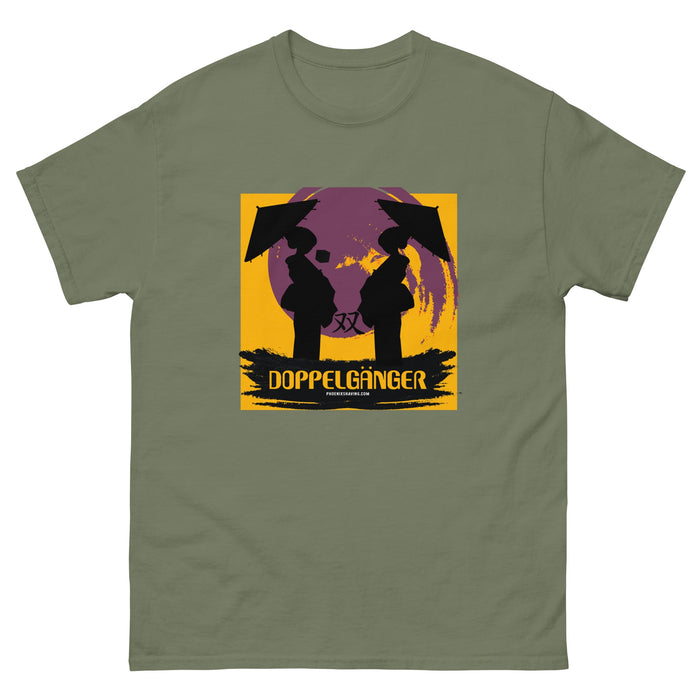 Doppelgänger Plum T-Shirt Design | Classic Fit For All Men! - Phoenix Artisan Accoutrements