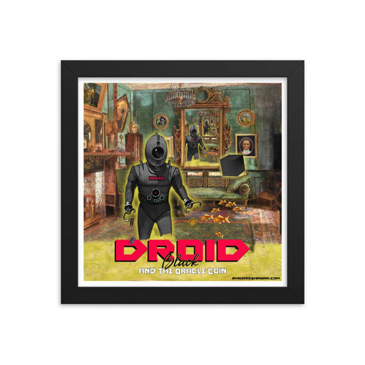 Droid Black & The Oracle Coin Framed Print | Availalble in Multiple Sizes! - Phoenix Artisan Accoutrements