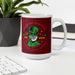 Droid Black & The Oracle Coin White Glossy Diner Style Coffee Mug | Available in 2 Sizes! - Phoenix Artisan Accoutrements