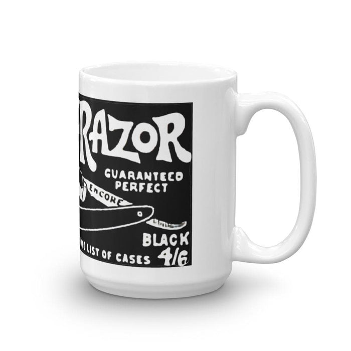 Encore Straight Razor Ad 1907 Coffee Mug | Available in 2 Sizes! - Phoenix Artisan Accoutrements