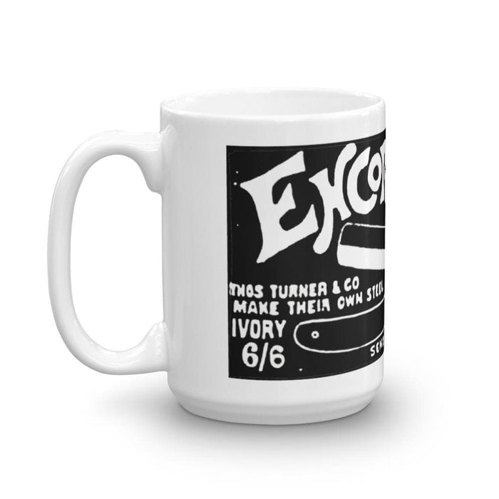 Encore Straight Razor Ad 1907 Coffee Mug | Available in 2 Sizes! - Phoenix Artisan Accoutrements