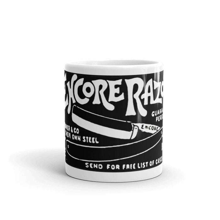 Encore Straight Razor Ad 1907 Coffee Mug | Available in 2 Sizes! - Phoenix Artisan Accoutrements