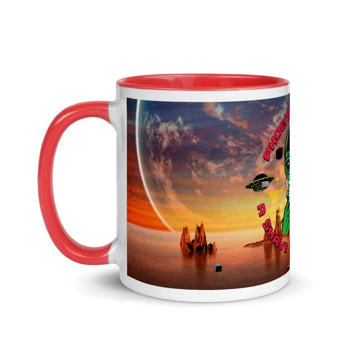 Epic Phoenix Shaving Galaxy Coffee Mug with Color Inside! - Phoenix Artisan Accoutrements