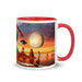 Epic Phoenix Shaving Galaxy Coffee Mug with Color Inside! - Phoenix Artisan Accoutrements