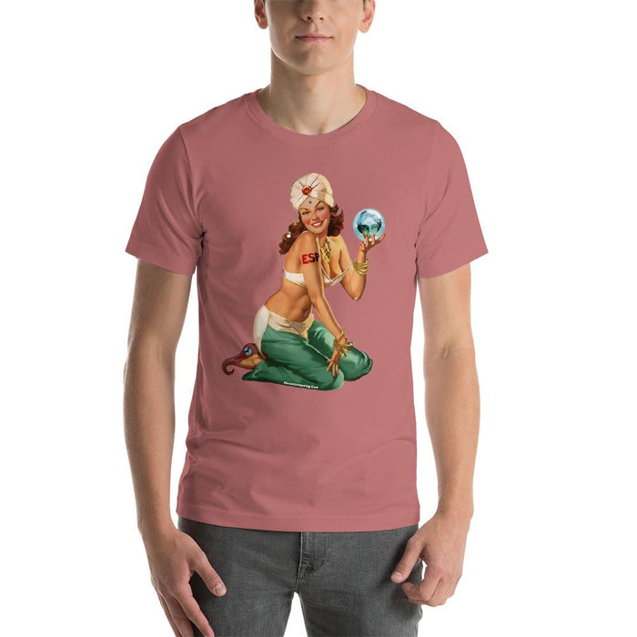 ESP Pin-up Short-Sleeve Unisex T-Shirt | Limited Edition - Phoenix Artisan Accoutrements