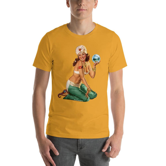 ESP Pin-up Short-Sleeve Unisex T-Shirt | Limited Edition - Phoenix Artisan Accoutrements