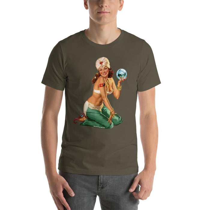 ESP Pin-up Short-Sleeve Unisex T-Shirt | Limited Edition - Phoenix Artisan Accoutrements