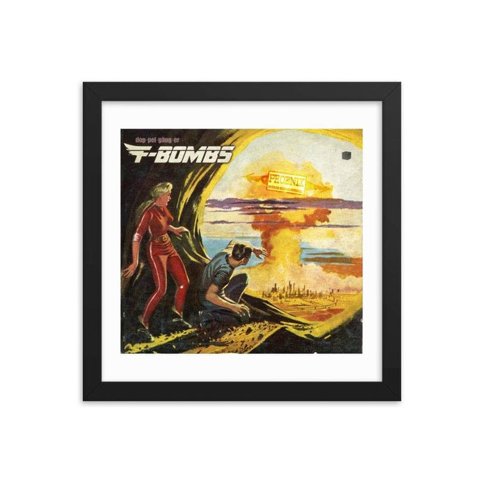 F-Bombs Framed Print | Epic Man Cave Art! - Phoenix Artisan Accoutrements