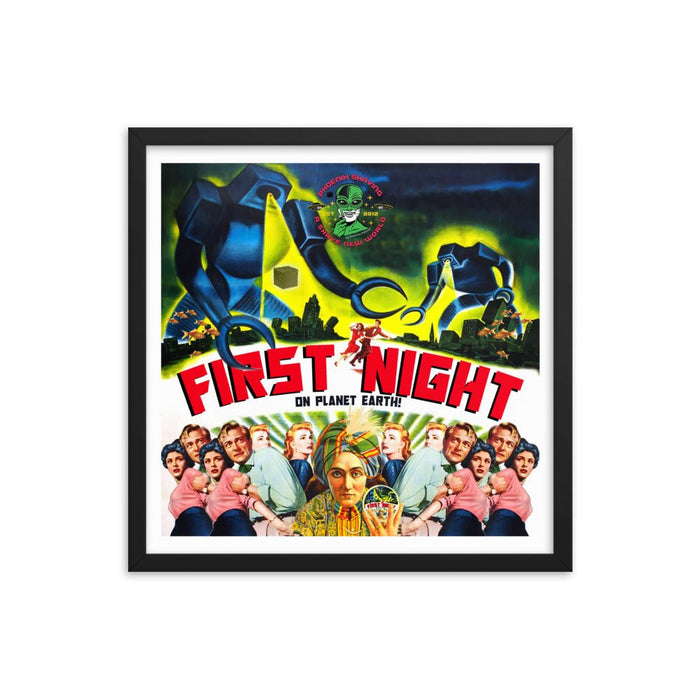 First Night (On Planet Earth) Framed Print | Available in Multiple Sizes! - Phoenix Artisan Accoutrements