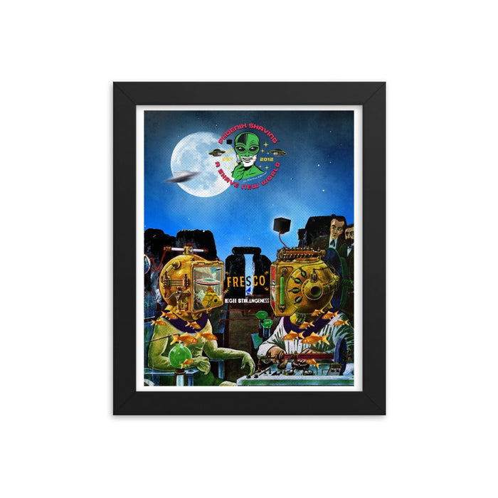 Fresco "High Strangeness" Framed Print | Available in Multiple Sizes! - Phoenix Artisan Accoutrements