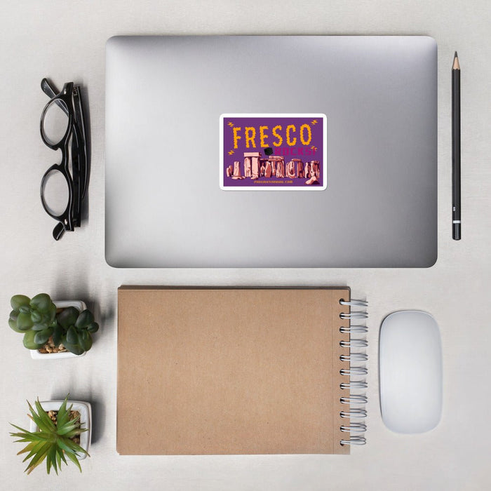 Fresco Rocks! Bubble-Free Stickers | Available in 3 Sizes! - Phoenix Artisan Accoutrements