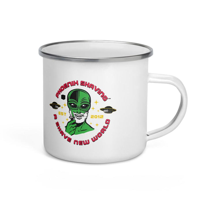 Frost Byte Classic Camper's Enamel Coffee Mug - Phoenix Artisan Accoutrements