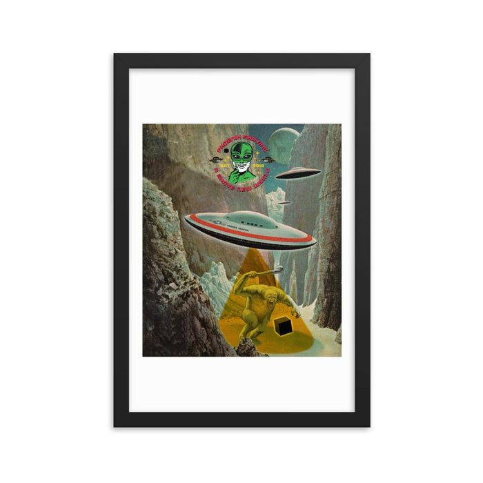 Frost Byte Framed Print - Phoenix Artisan Accoutrements