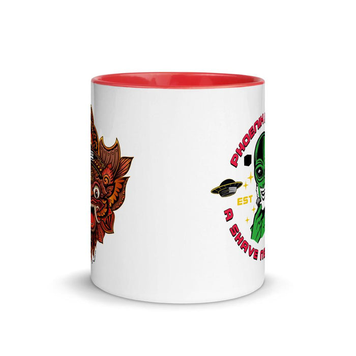 Garden of Bali Coffee Mug with Color Inside | Two Options! - Phoenix Artisan Accoutrements