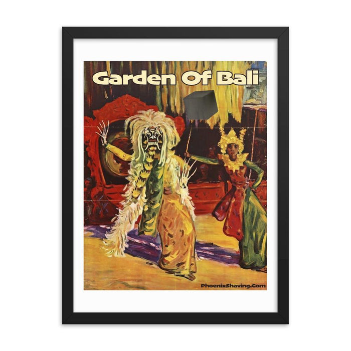 Garden Of Bali Framed Print - Phoenix Artisan Accoutrements