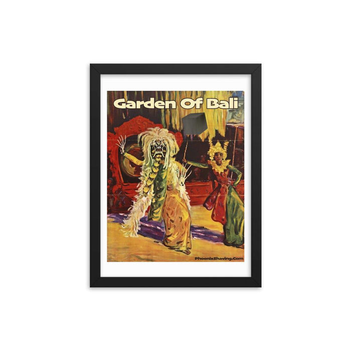 Garden Of Bali Framed Print - Phoenix Artisan Accoutrements