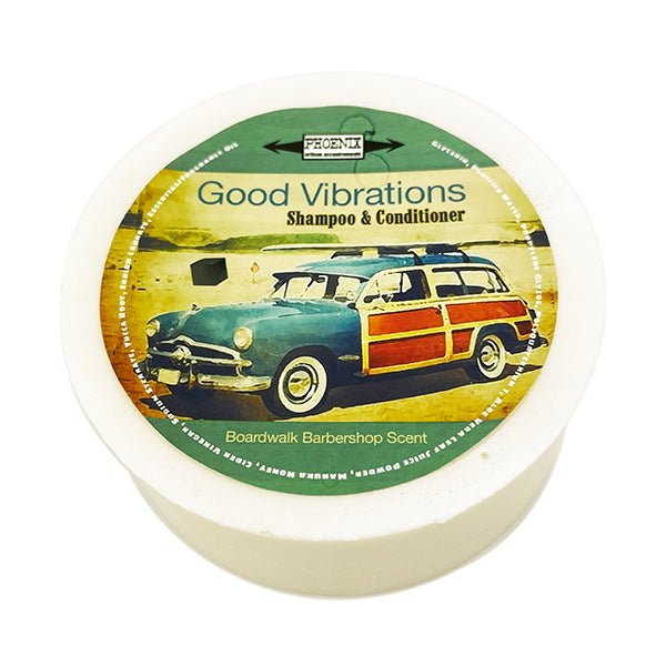 Good Vibrations Conditioning Shampoo Puck | A Phoenix Shaving Epic Classic! - Phoenix Artisan Accoutrements