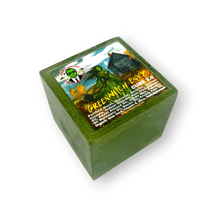 Greenwitch Envy CUBE! 2.0 Preshave Soap | A Truly Haunting Homage! - Phoenix Artisan Accoutrements